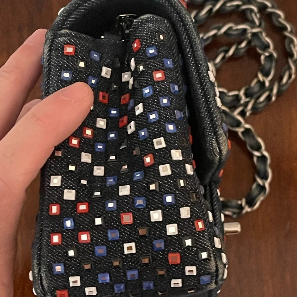 Chanel Mini Bijou Denim Shoulder Bag